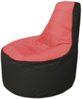 Бескаркасное кресло Flagman Трон Т1.1-0224 (красный/черный) - 