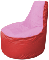 Бескаркасное кресло Flagman Трон Т1.1-0302 (розовый/красный) - 