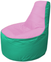 Бескаркасное кресло Flagman Трон Т1.1-0312 (розовый/бирюзовый) - 