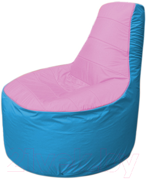 Бескаркасное кресло Flagman Трон Т1.1-0313 (розовый/голубой)