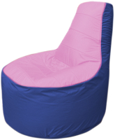 Бескаркасное кресло Flagman Трон Т1.1-0314 (розовый/синий) - 