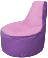 Бескаркасное кресло Flagman Трон Т1.1-0317 (розовый/сиреневый) - 
