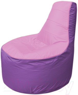 Бескаркасное кресло Flagman Трон Т1.1-0317 (розовый/сиреневый)