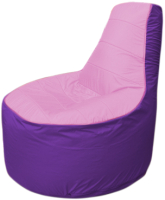 Бескаркасное кресло Flagman Трон Т1.1-0318 (розовый/фиолетовый) - 