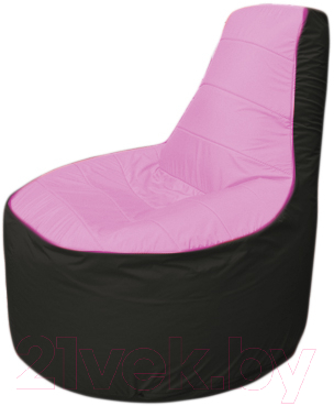 Бескаркасное кресло Flagman Трон Т1.1-0324 (розовый/черный)