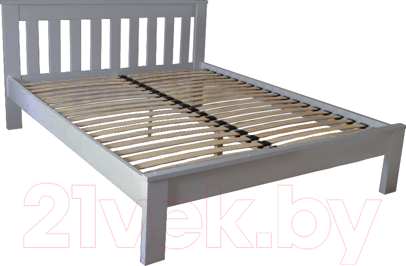 Полуторная кровать BAMA Флоренция (140x200, серый)