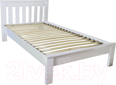 Полуторная кровать BAMA Флоренция (120x200, белый)