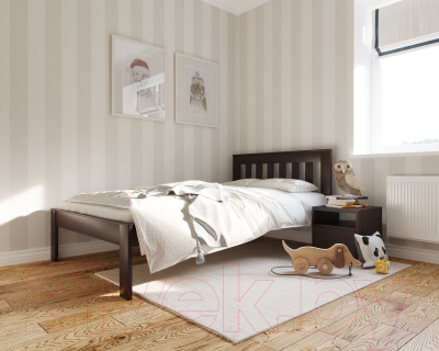 Полуторная кровать BAMA Флоренция (120x200, венге)