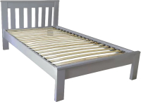 Односпальная кровать BAMA Флоренция 90x200 (серый) - 
