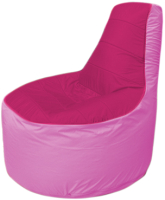 Бескаркасное кресло Flagman Трон Т1.1-0403 (фуксия/розовый) - 