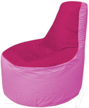 Бескаркасное кресло Flagman Трон Т1.1-0403 (фуксия/розовый)