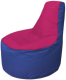 Бескаркасное кресло Flagman Трон Т1.1-0414 (фуксия/синий) - 