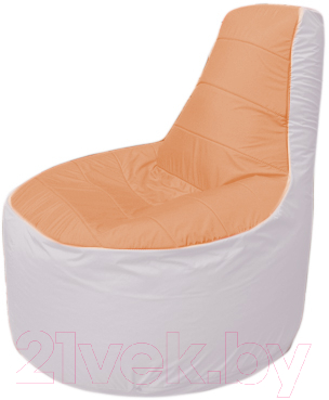 Бескаркасное кресло Flagman Трон Т1.1-0525 (оранжевый/белый)