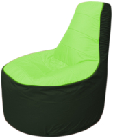 Бескаркасное кресло Flagman Трон Т1.1-0709 (салатовый/темно-зеленый) - 