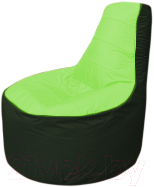 Бескаркасное кресло Flagman Трон Т1.1-0709 (салатовый/темно-зеленый)
