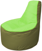 Бескаркасное кресло Flagman Трон Т1.1-0710 (салатовый/оливковый) - 