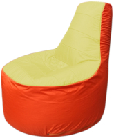 Бескаркасное кресло Flagman Трон Т1.1-0605 (желтый/оранжевый) - 