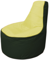 Бескаркасное кресло Flagman Трон Т1.1-0609 (желтый/темно-зеленый) - 