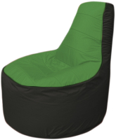 Бескаркасное кресло Flagman Трон Т1.1-0824 (зеленый/черный) - 
