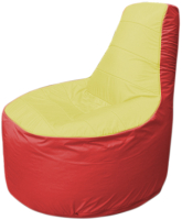 Бескаркасное кресло Flagman Трон Т1.1-0602 (желтый/красный) - 
