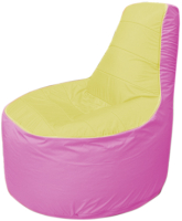 Бескаркасное кресло Flagman Трон Т1.1-0603 (желтый/розовый) - 