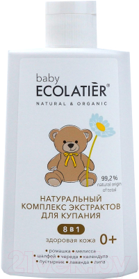 

Средство для купания Ecolatier, Baby Натуральный комплекс экстрактов 8в1 Здоровая кожа 0+