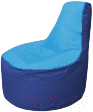 Бескаркасное кресло Flagman Трон Т1.1-1314 (голубой/синий)