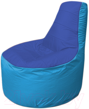 Бескаркасное кресло Flagman Трон Т1.1-1413 (синий/голубой)