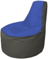 Бескаркасное кресло Flagman Трон Т1.1-1423 (синий/темно-серый) - 