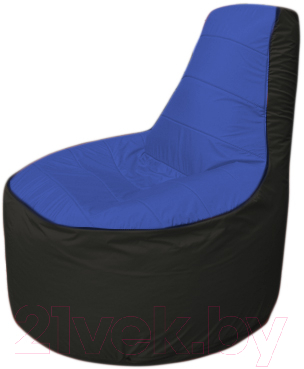 Бескаркасное кресло Flagman Трон Т1.1-1424 (синий/черный)