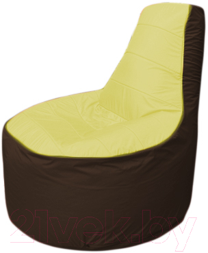 Бескаркасное кресло Flagman Трон Т1.1-0619 (желтый/коричневый)