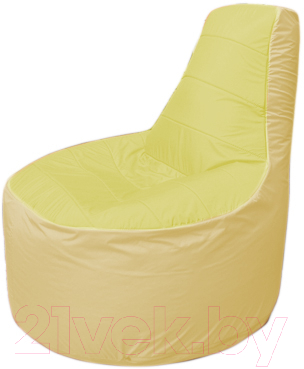 Бескаркасное кресло Flagman Трон Т1.1-0620 (желтый/бежевый)