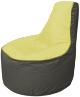 Бескаркасное кресло Flagman Трон Т1.1-0622 (желтый/серый) - 