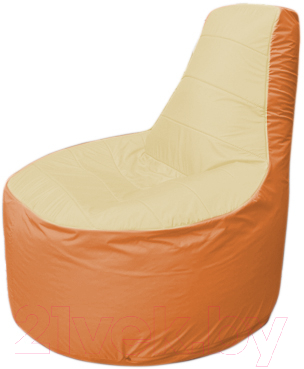 Бескаркасное кресло Flagman Трон Т1.1-2005 (бежевый/оранжевый)
