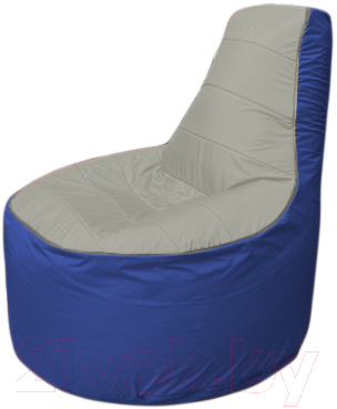 Бескаркасное кресло Flagman Трон Т1.1-2214 (серый/синий)