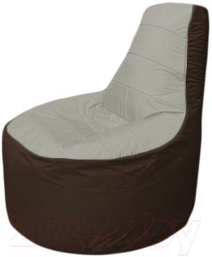 Бескаркасное кресло Flagman Трон Т1.1-2219 (серый/коричневый)