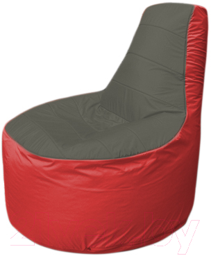 Бескаркасное кресло Flagman Трон Т1.1-2302 (темно-серый/красный)