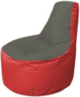 Бескаркасное кресло Flagman Трон Т1.1-2302 (темно-серый/красный) - 