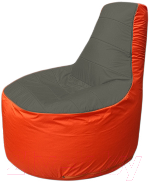 Бескаркасное кресло Flagman Трон Т1.1-2305 (темно-серый/оранжевый)