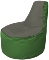 Бескаркасное кресло Flagman Трон Т1.1-2308 (темно-серый/зеленый) - 