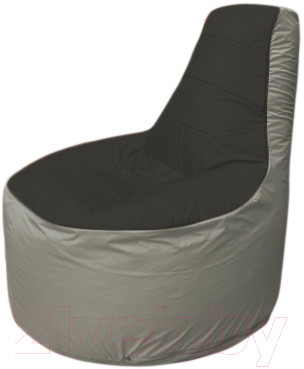 Бескаркасное кресло Flagman Трон Т1.1-2422 (черный/серый)