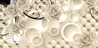 

Фотообои бесшовные Citydecor, Цветочный декор 11 3D
