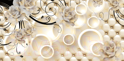 

Фотообои бесшовные Citydecor, Цветочный декор 11 3D