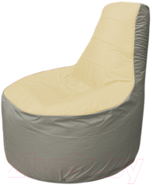 Бескаркасное кресло Flagman Трон Т1.1-2022 (бежевый/серый)