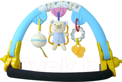 Подвеска на кроватку Biba Toys Дуга. Малышки Мишки / QB395 (голубой/розовый)