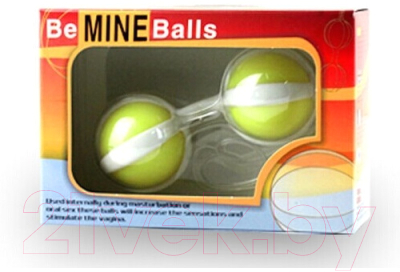 Шарики интимные Baile Be Mine Balls / BI-014048.77 (желтый)