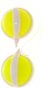 Шарики интимные Baile Be Mine Balls / BI-014048.77 (желтый) - 