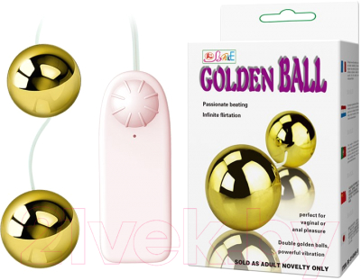 Виброшарики Baile Golden Balls / BI-014049-6