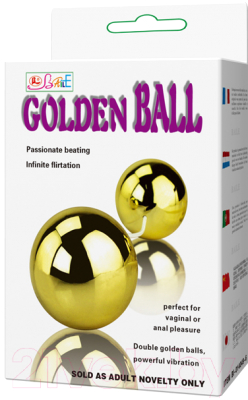 Виброшарики Baile Golden Balls / BI-014049-6