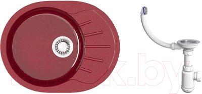 

Мойка кухонная Elmar, M-03 + cифон Grand 3 1/2"